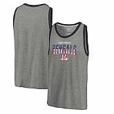 Cincinnati Bengals NFL Pro Line by Fanatics Branded Freedom Tri-Blend Tank Top - Heathered Gray,baseball caps,new era cap wholesale,wholesale hats